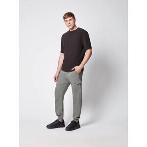 Projek Raw Mens Bungee Cargo Jogger Pants Medium Olive Gray Casual Stretch